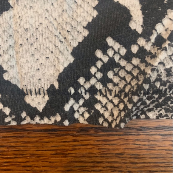 Rag & Bone Snake Print Tee - Picture 6 of 6